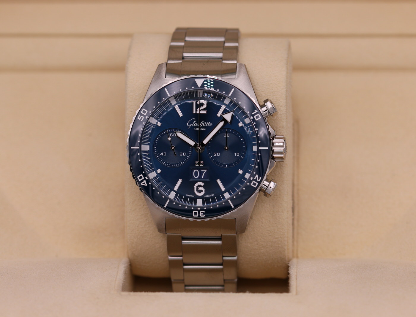 Glashütte Original SeaQ Chronograph Blue Dial 1 37 23 02 81 70 2022