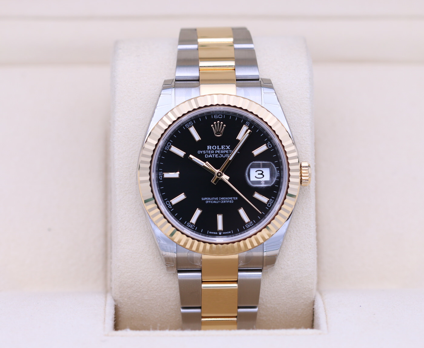 Rolex DateJust 41 126333 Two Tone Black Dial – 2019 Box & Papers ...