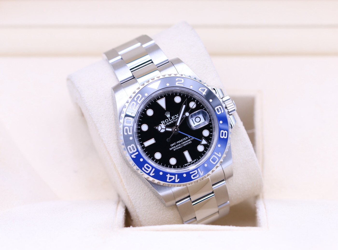 Rolex GMT Master II 116710BLNR Stainless – 2019 Box & Papers ...