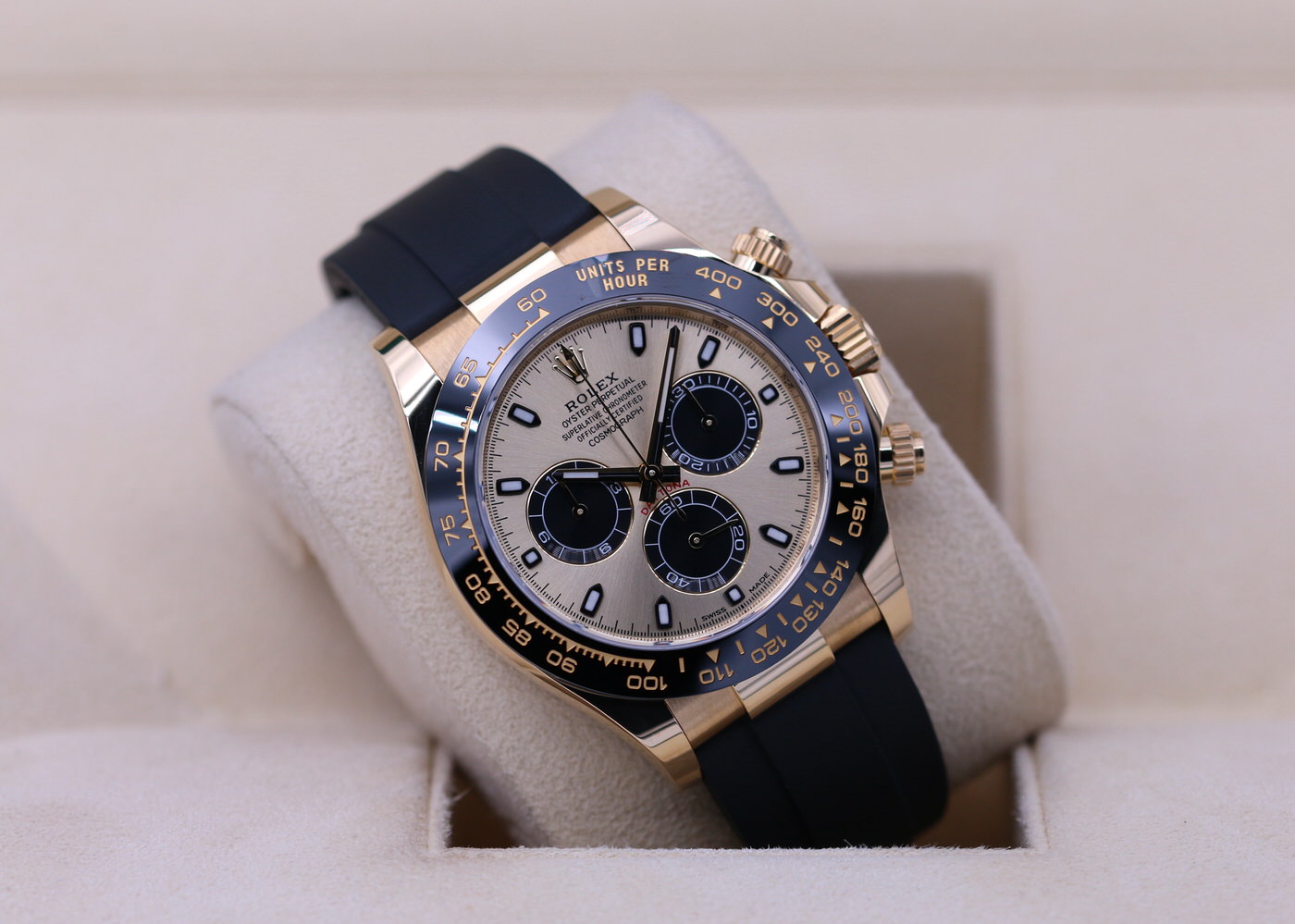 Rolex Daytona 116518LN Champagne/Black Subdials – 2021 Box & Papers ...