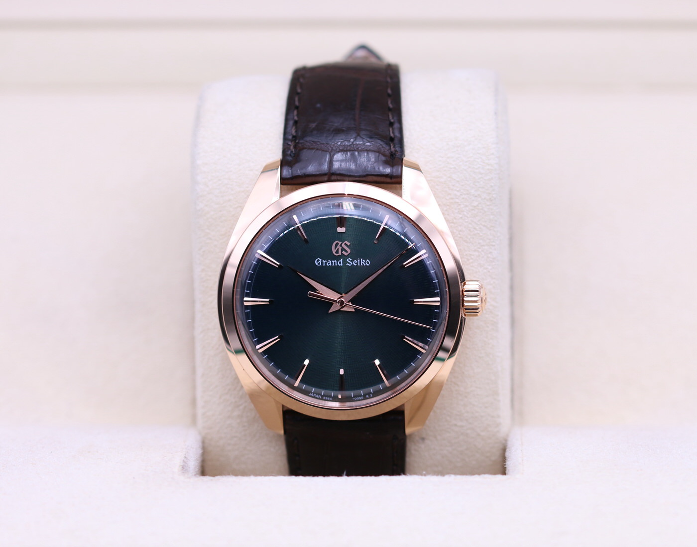 Grand Seiko Elegance Collection Limited Edition Rose Gold Green Dial SBGW264  – 2021 Box & Papers – Nashville Watch