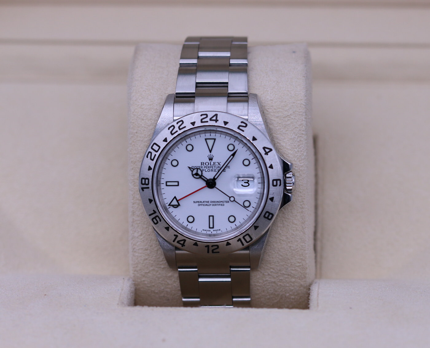 Rolex Explorer White Dial “Polar” 16570 – Serial – Box & Papers – Watch