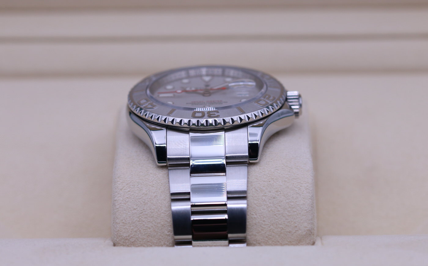 Rolex 16622 YACHTMASTER PLATINUM DIAL 40MM Z SERIAL BOX PAPERS