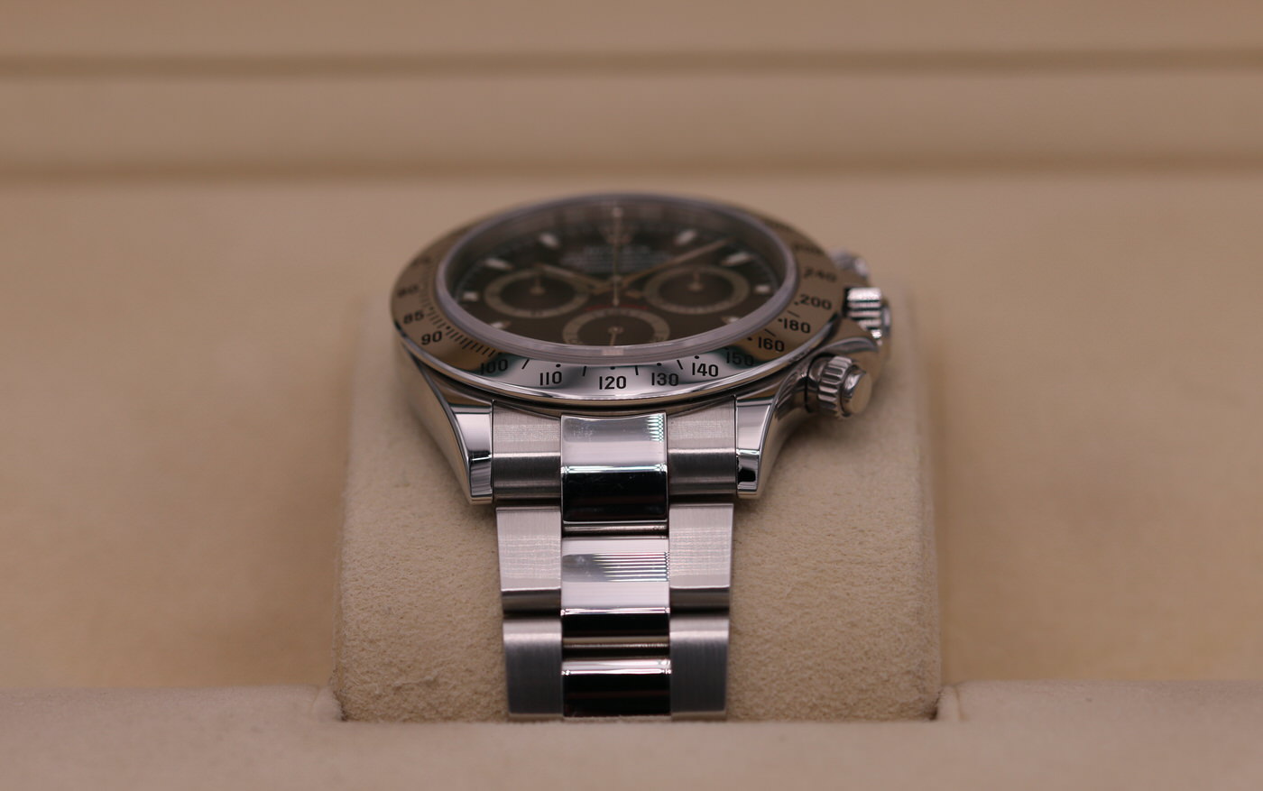 Rolex Daytona Black Dial 116520 – K Serial – Box & Papers