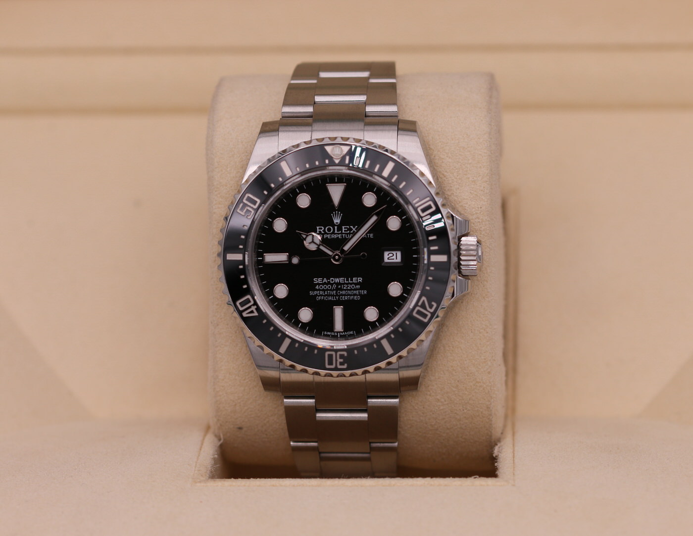 Rolex Sea Dweller SD4K Black Dial 116600 Box Papers