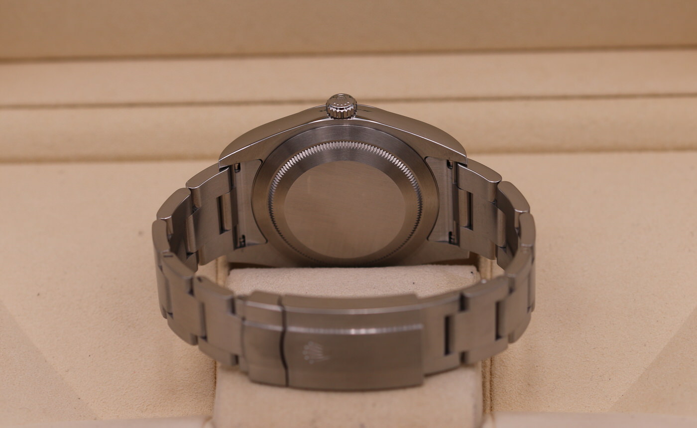 Op39 Rhodium Rolex Oyster Perpetual 39 Dark Rhodium Dial 114300 – Box & Papers ...