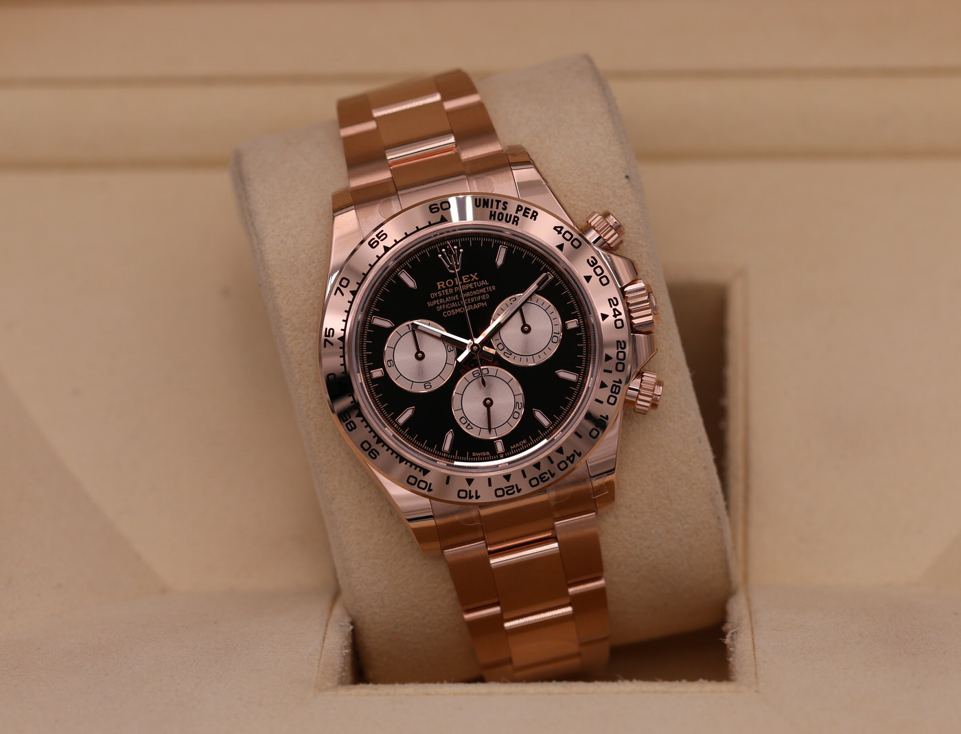 Rolex Daytona Rose Gold Black Dial 126505 2023 Unworn