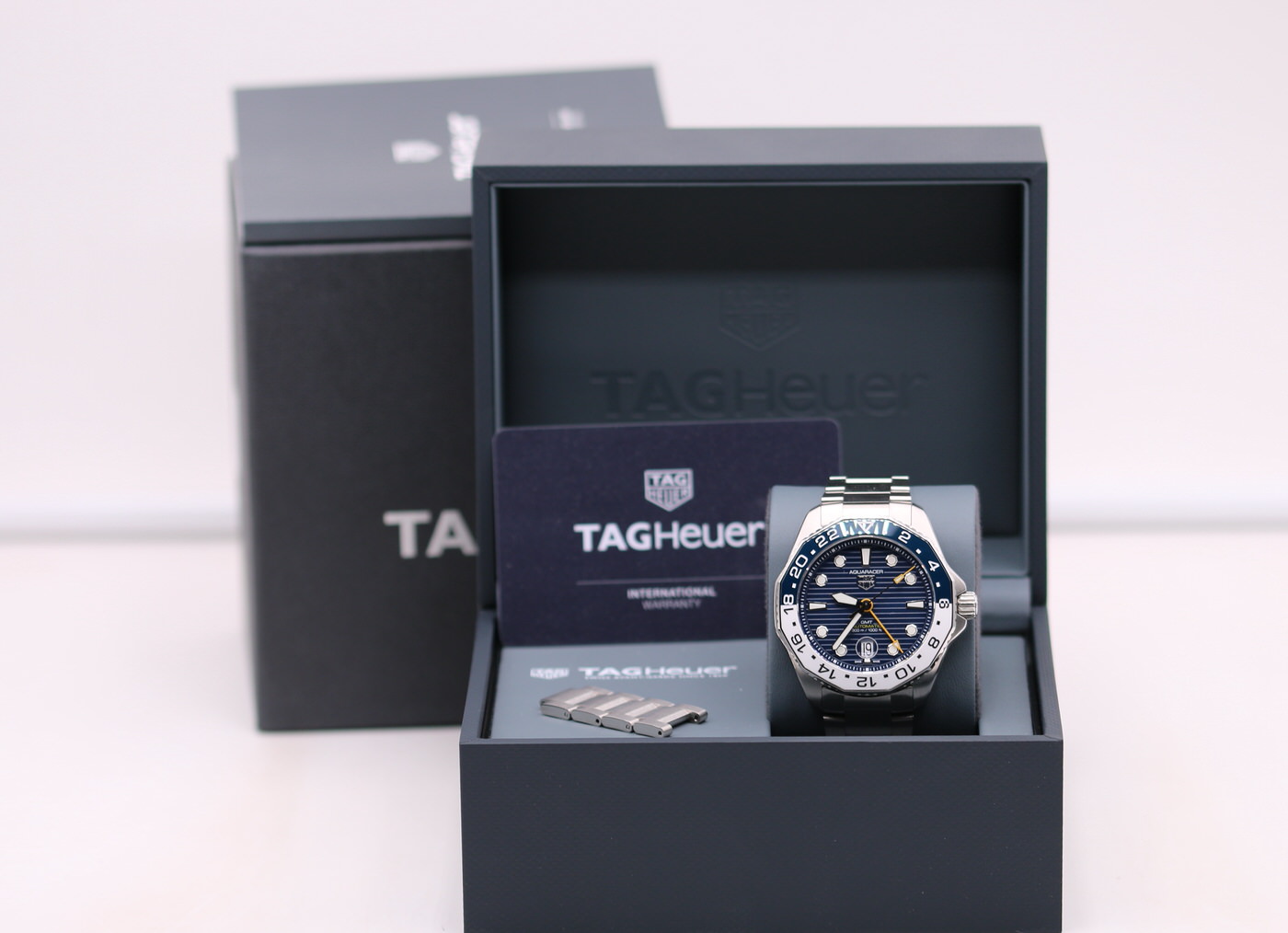 TAG Heuer Professional Aqua Racer GMT Blue Dial WBP2010 – 2023 Box ...