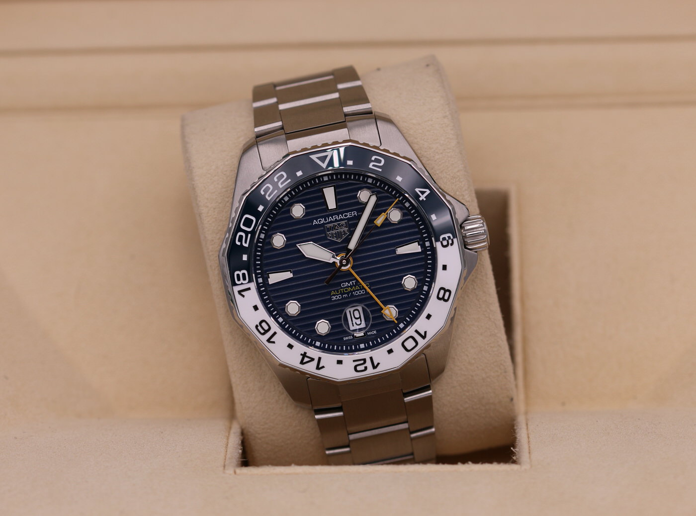 TAG Heuer Professional Aqua Racer GMT Blue Dial WBP2010 – 2023 Box ...