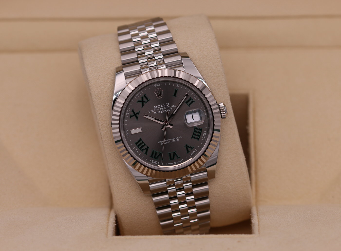Rolex DateJust 41 Wimbledon Dial 126334 – 2023 Unworn! – Nashville Watch