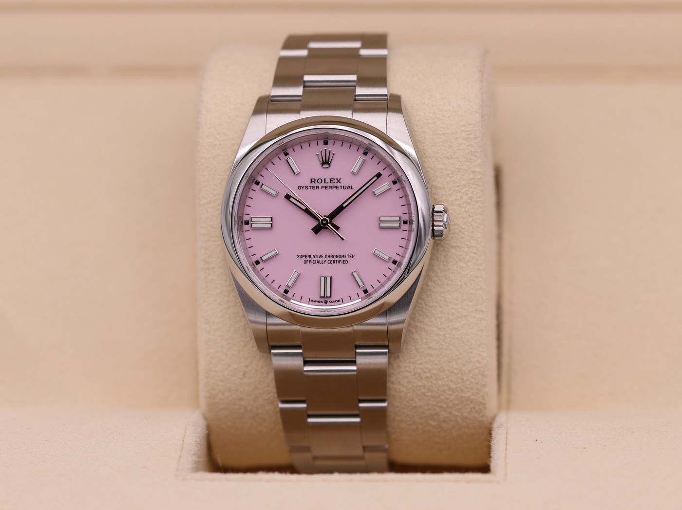 Rolex Oyster Perpetual 36 Candy Pink Dial 126000 2024 Unworn