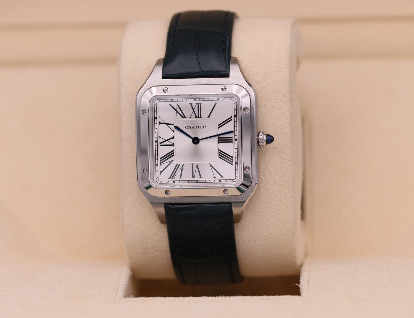 Cartier Santos Dumont XL Silver Dial WSSA0032 – 2020 – Nashville Watch