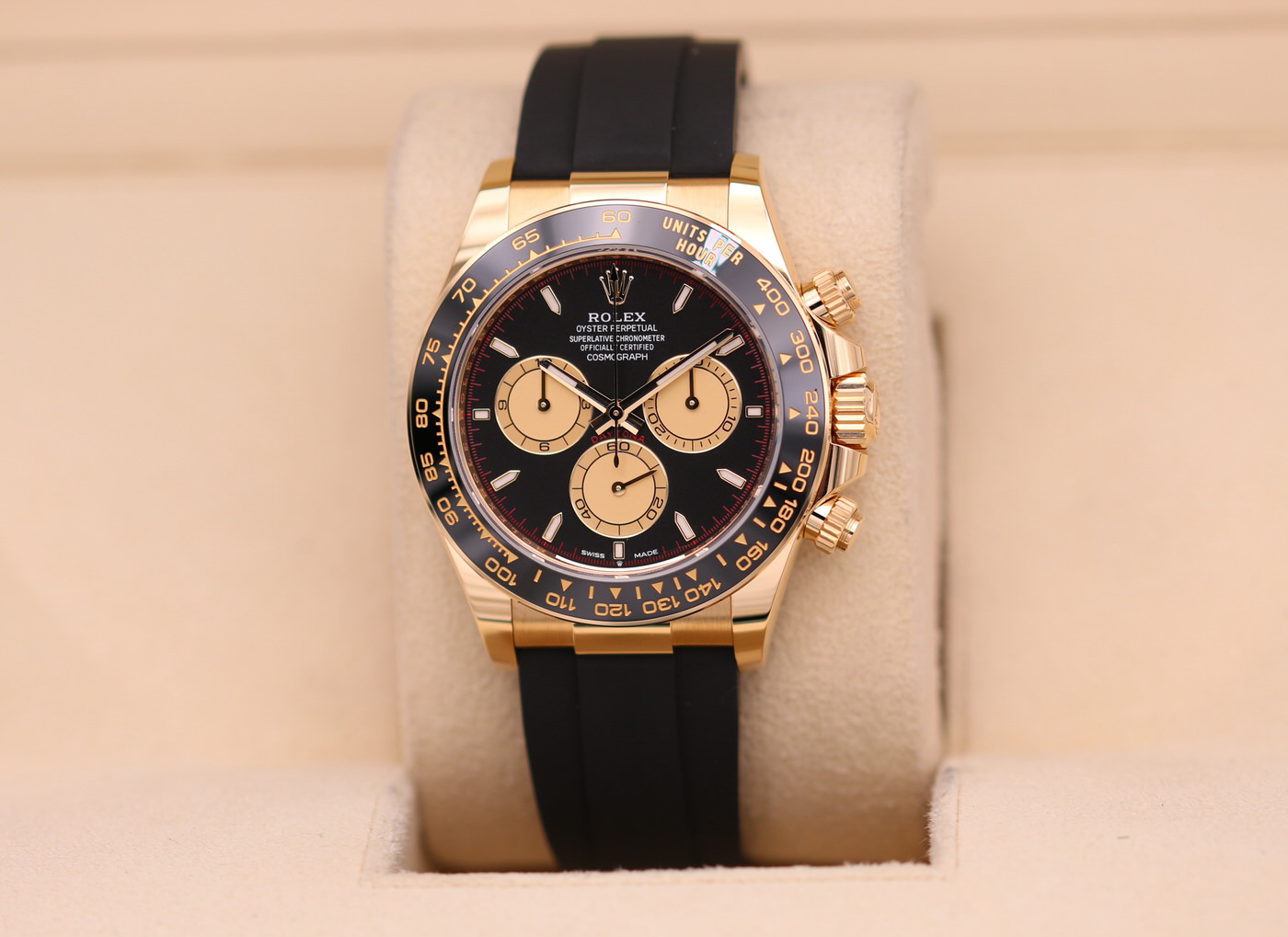 Rolex Daytona Yellow Gold Paul Newman Dial Oysterflex 126518ln – 2024 