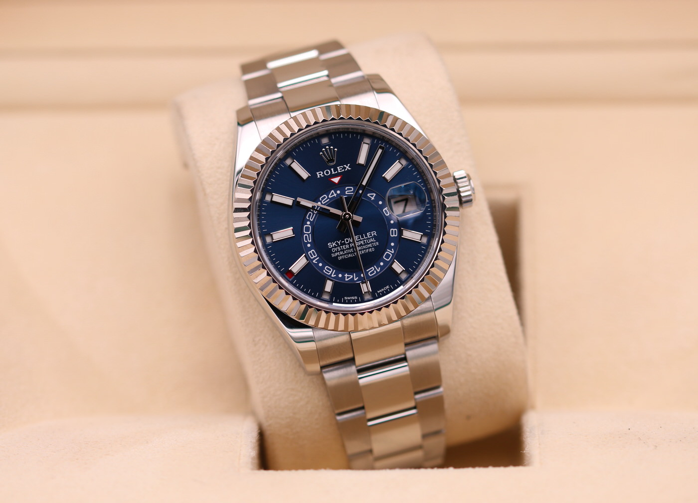 Rolex Sky-Dweller Blue Dial Oyster 326934 – 2019 – Nashville Watch