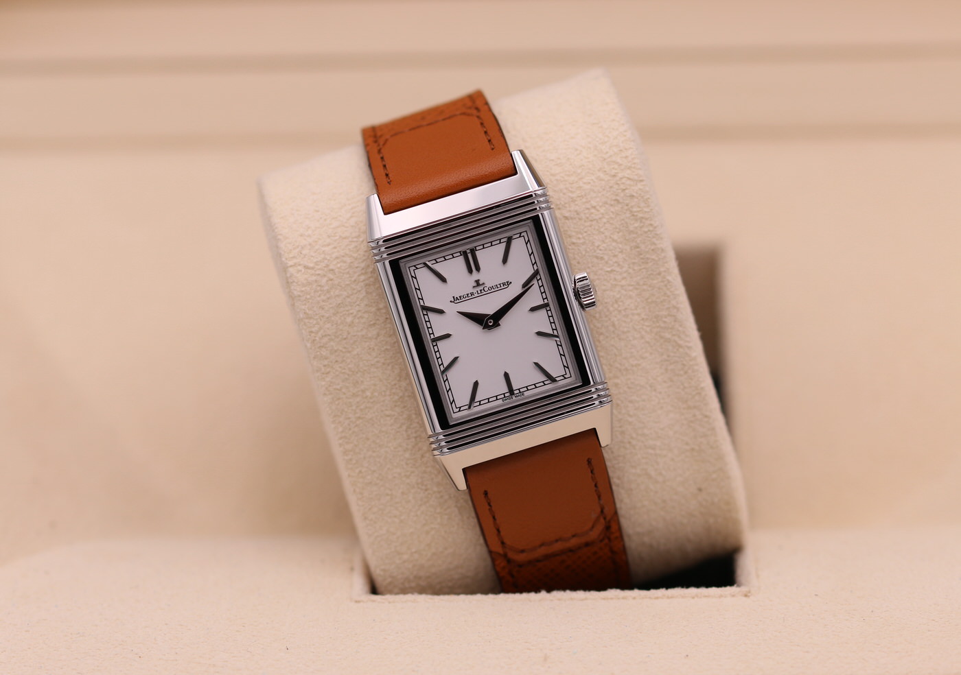 Jaeger-LeCoultre Reverso Tribute Monoface White Dial Q7168420
