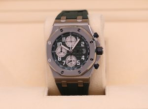 Audemars Piguet Royal Oak Offshore Chronograph Green Dial 26238TI - 2021