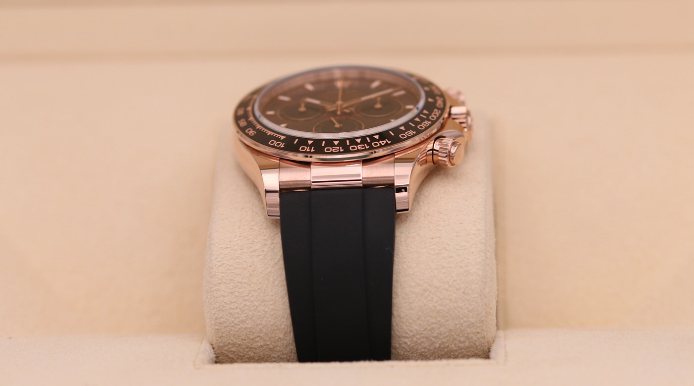 Rolex Daytona Rose Gold Chocolate Dial Oysterflex 126515LN – 2026