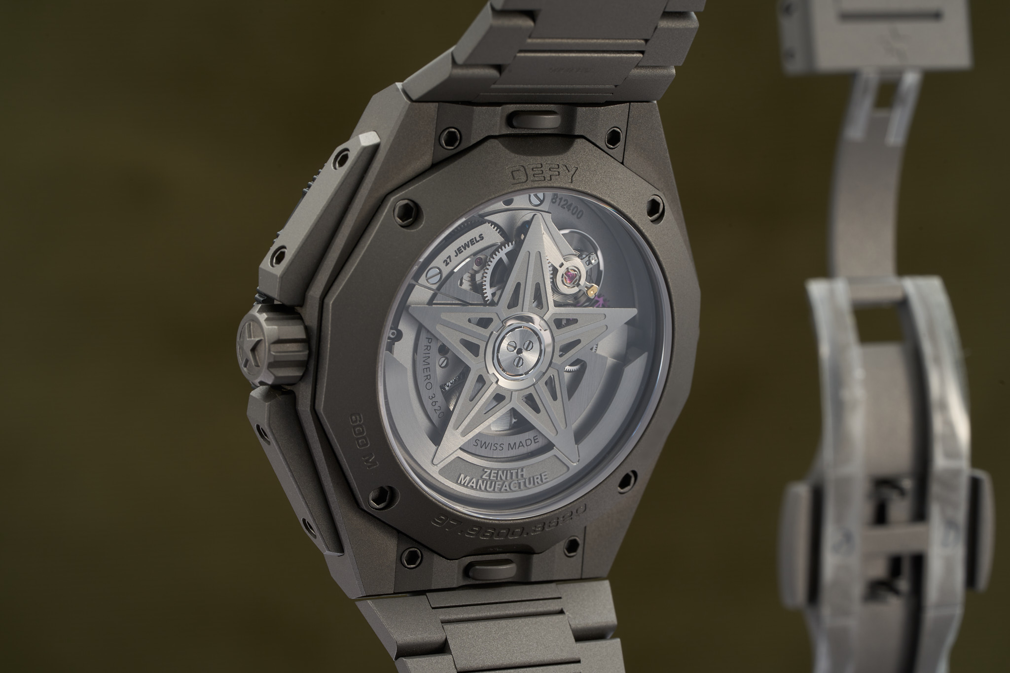 Zenith Defy Extreme Diver Titanium Black Dial 97.9600.3620/21.I300