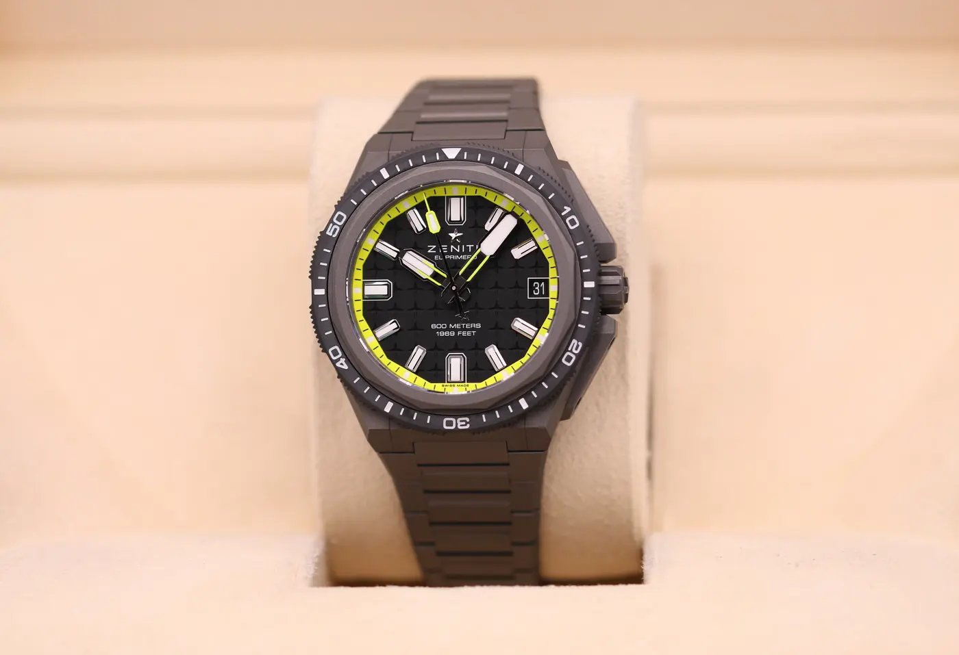 Zenith Defy Extreme Diver Titanium Black Dial 97.9600.3620/21.I300