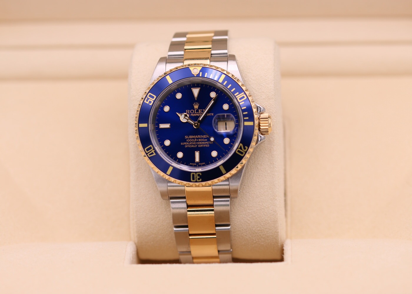 Rolex Submariner Date 40 Two-Tone Blue Dial 16613 – P Serial