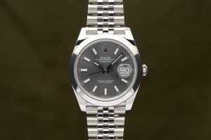 Rolex DateJust 41 Rhodium Stick Dial Jubilee 126300 - 2024