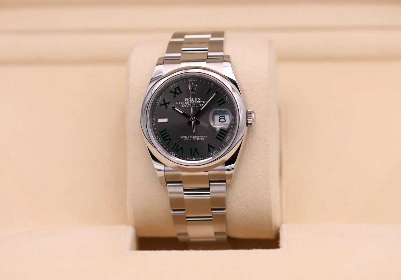 703様 Rolex DateJust 36 Wimbledon Dial Oyster 126200 – 2026 Unworn