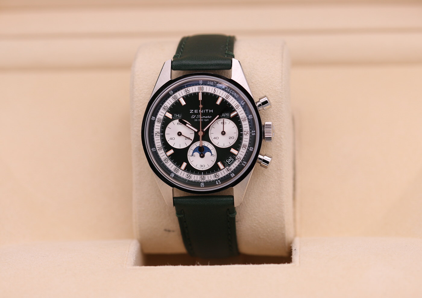 チャーチ GRINDALE 60G 133ラスト Zenith Chronomaster Original Triple Calendar Boutique Green Dial