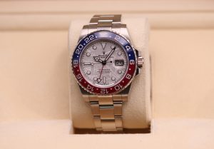Rolex GMT-Master II Pepsi White Gold Meteorite Dial 126719BLRO - 2021