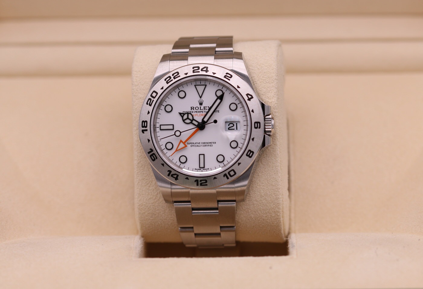 Rolex Explorer II 42mm White Dial 216570 – 2020 – Nashville Watch