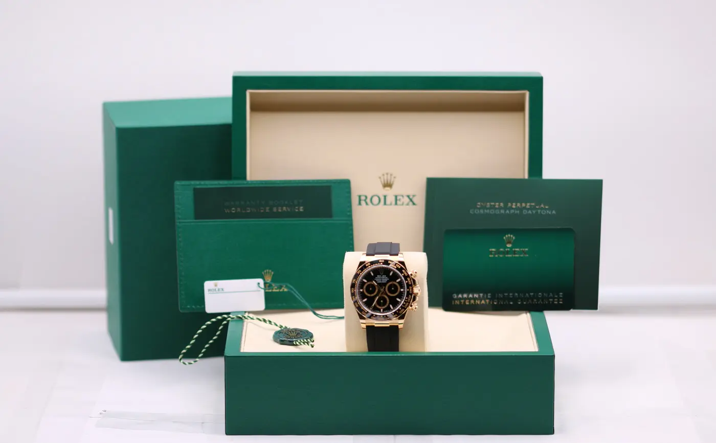 Rolex Daytona Yellow Gold Black Dial Oysterflex 126518LN – 2026