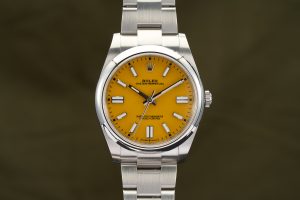 Rolex Oyster Perpetual 41 Yellow Dial 124300 - 2021