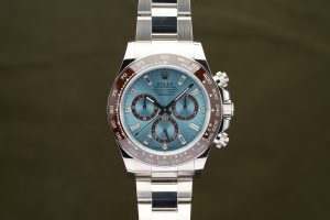 Rolex Daytona Platinum Ice Blue Baguette Diamond Dial 126506 - 2025