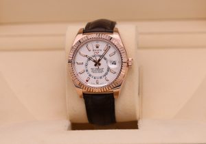 Rolex Sky-Dweller Everose Gold White Stick Dial 326135 - 2019