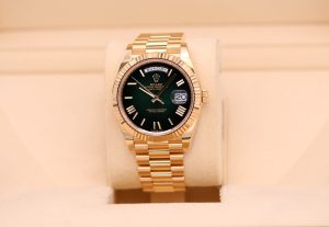 Rolex Day-Date 40 Yellow Gold Green Ombre Dial 228238 - 2025