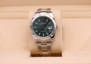 Rolex DateJust 41 Mint Green Stick Dial Oyster 126300 - 2025