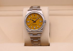 Rolex Oyster Perpetual 41 Yellow Dial 124300 - 2021