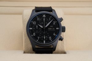 IWC Pilot's Watch Chronograph 41 Top Gun Ceratanium Black Dial IW388106 - 2025