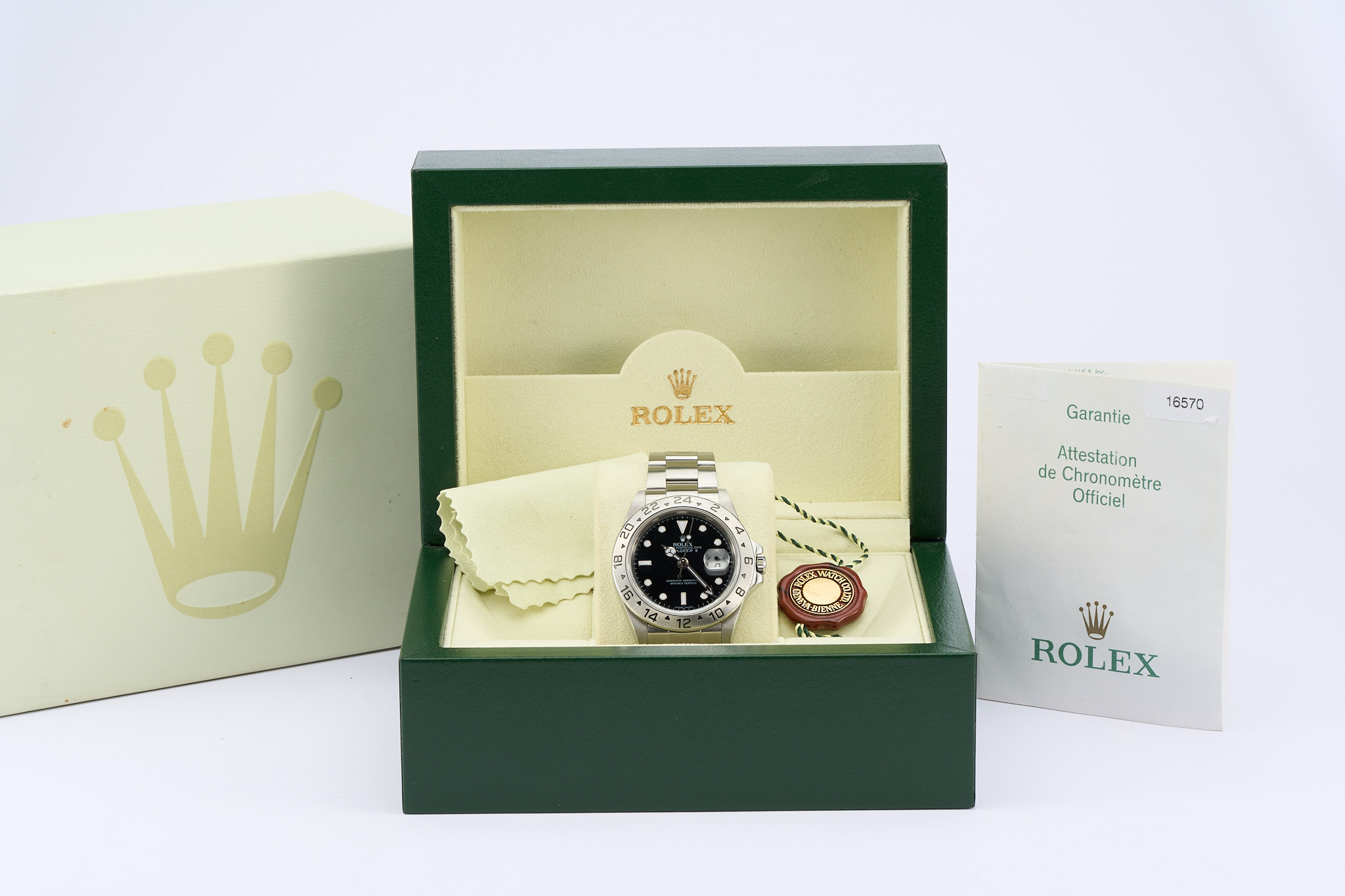 Rolex Explorer II 40mm Black Dial 16570 – Z Serial – 2007