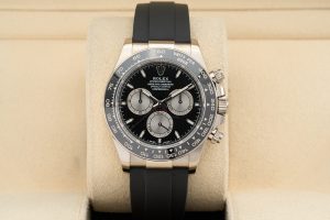 Rolex Daytona White Gold Black Dial Oysterflex 126519LN - 2024