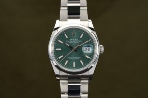 Rolex DateJust 36 Mint Green Stick Dial Oyster 126200 - 2025