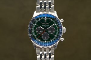 Breitling Navitimer B01 Chronograph 46 Green Dial AB0137 - 2026 Unworn