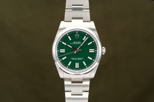 Rolex Oyster Perpetual 41 Green Dial 124300 - 2025